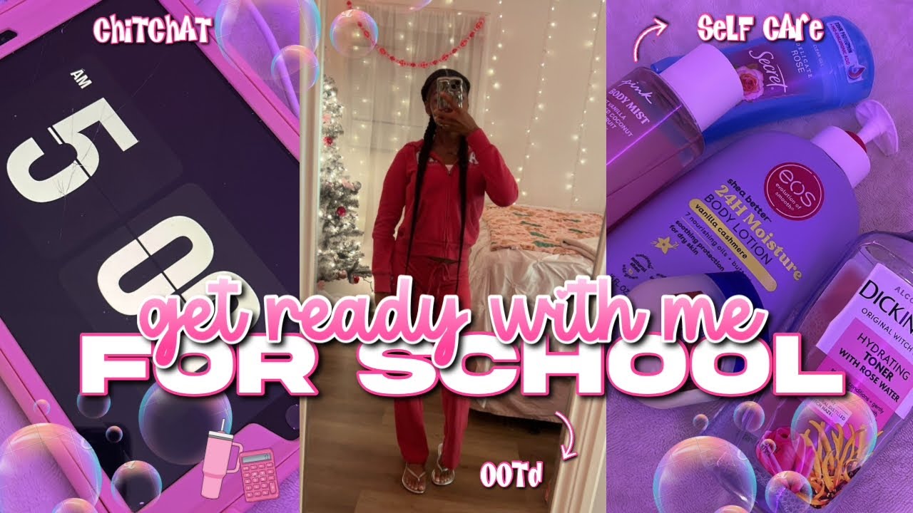 Собираемся в школу вместе 🎀 | Уход за волосами, кожей, образ дня, болтовня и многое другое!