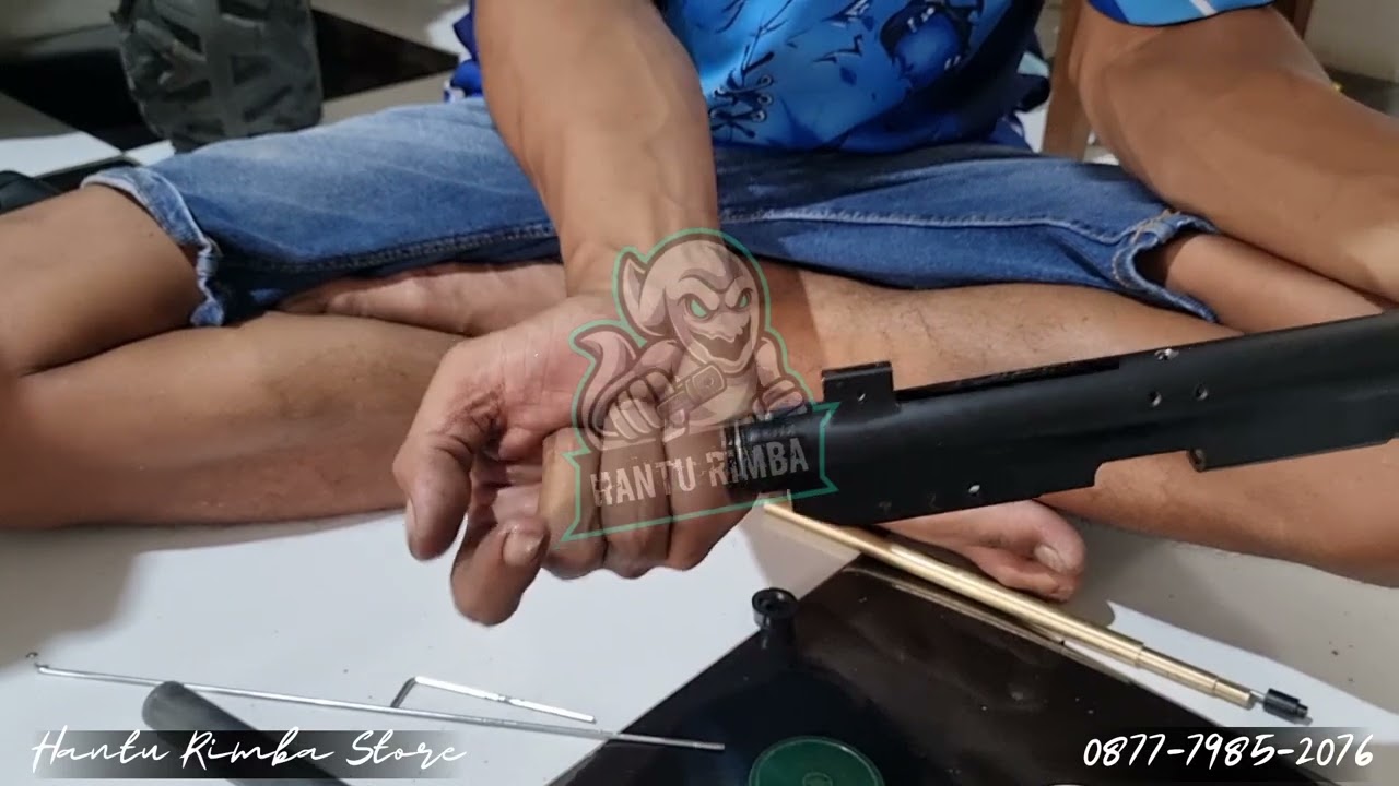 CARA SERVIS SENAPAN PCP JAWA MONEL BOCOR DARI LARAS  || SERVIS PCP HANTU RIMBA