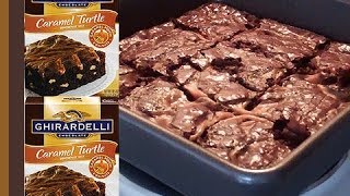 How to make ghirardellis chocolate caramel turtle brownie mix kid
friendly. website: http://www.http://foodluvbites.blogspot.com/
disclaimer: this is not a s...