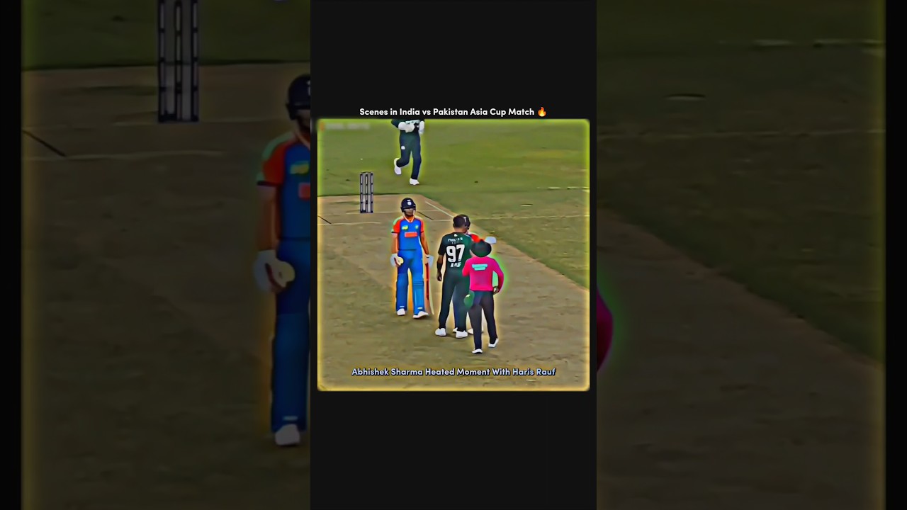 ABHISHEK SHARMA VS HARIS RAUF FIGHT 🔥🥵 