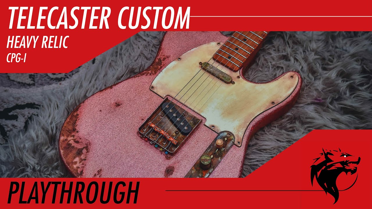 Champagne Pink Glitter Heavy Relic Tele- Playthrough