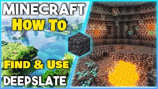 How to FIND and CRAFT DEEPSLATE BLOCKS - Minecraft 1.17+ (Easy Tutorial)