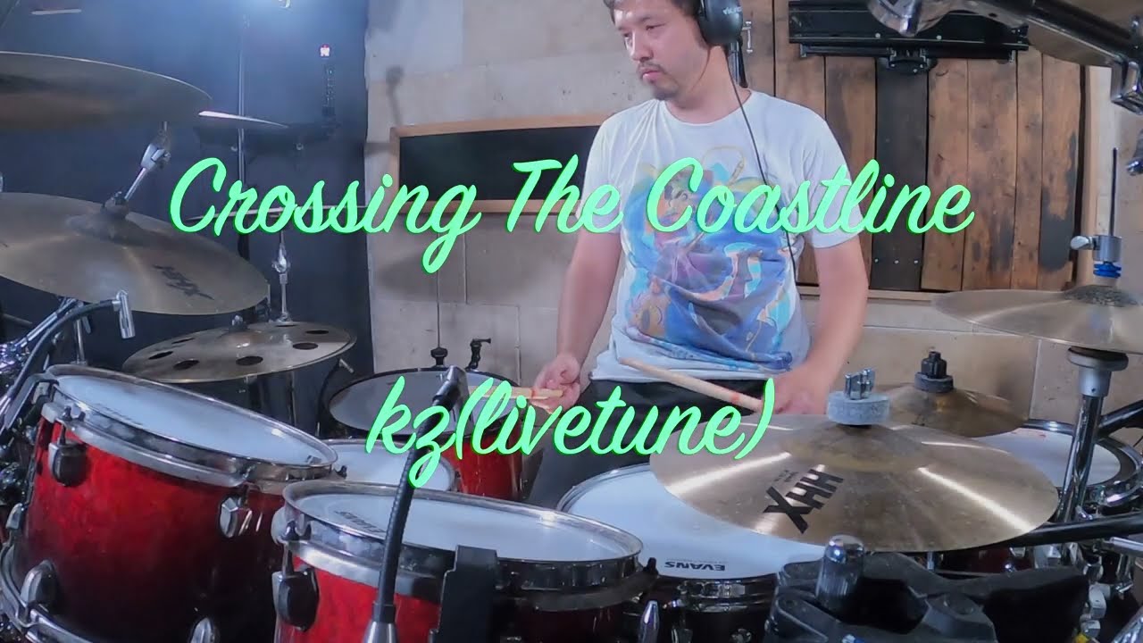 Crossing The Coastline: Drum Cover| livetune ft. Hatsune Miku |「