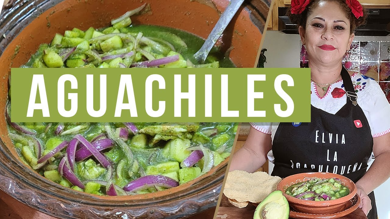 Aguachile De Camaron - Receta Estilo Nayarit | Elvia La Acapulqueña