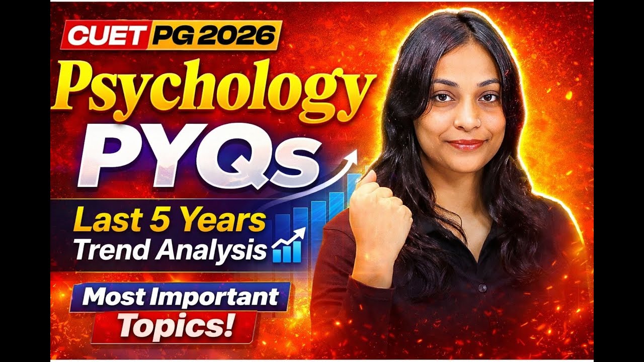 CUET PG 2026 Psychology | Last 5 Year Trend Analysis - YouTube