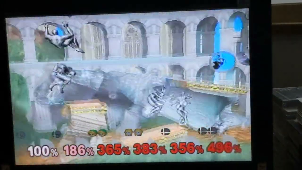 Super Smash bros.Melee: 6player character metal 3