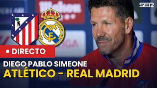 LIVE | Simeone's press conference ahead of Atlético vs. Real Madrid (09/19/2026)