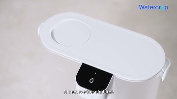 WaterDrop WD-ED02  Compact Electric Water Filter Pitcher Installation Video
