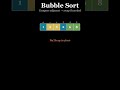 Bubble Sort Explained in 60 Seconds! 🫧