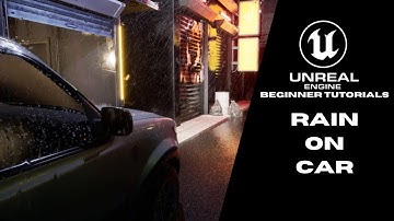 Create a Car Rain Scene Easy Unreal Engine 5 Tutorial