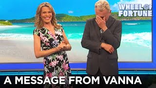 A Special Message From Vanna ❤️ | Wheel of Fortune