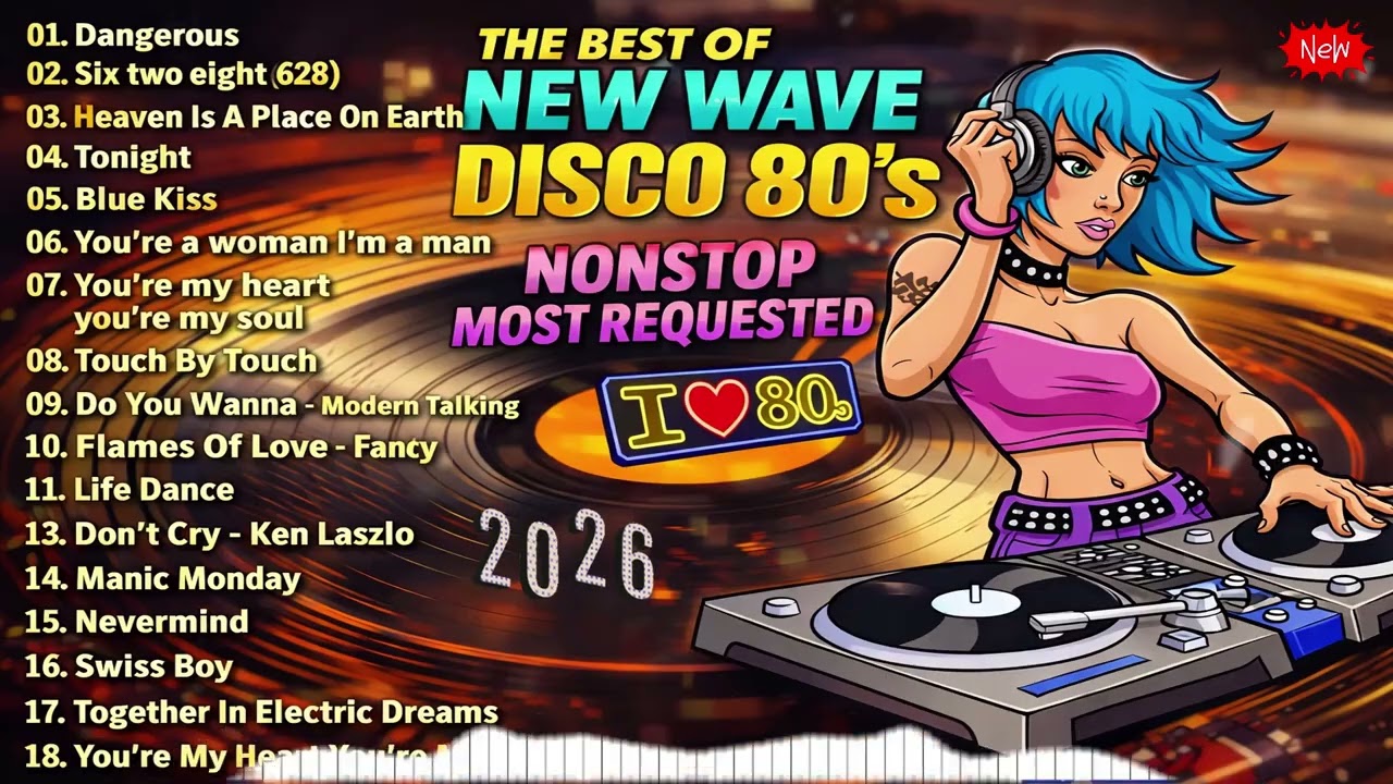 New Nonsstop Most Requested New Wave Disco 80s Nonstop Remix