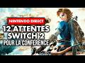 NINTENDO DIRECT : À quoi nous attendre pour la PROCHAINE CONFÉRENCE Switch 2 ? 💥