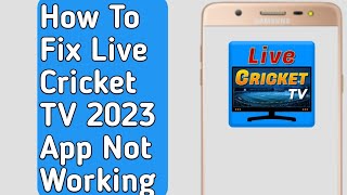 How to Fix Live Cricket TV App 2023 Not Working screenshot 1