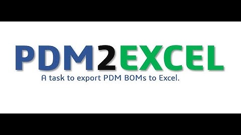 SOLIDWORKS PDM: Add hyperlinks to your xlsx Bill Of Materials with PDM2Excel