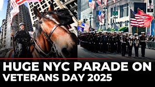 New York Veterans Day Parade 2025 LIVE | NYC Parade Unites America Amid Shutdown | Trump | US News