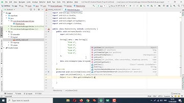 Membuat List View di Android Studio
