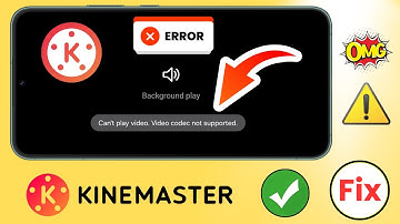 How to fix KineMaster Can