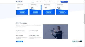 Bluishost - Responsive Web Hosting with WHMCS Themes        Vosgi Sul
