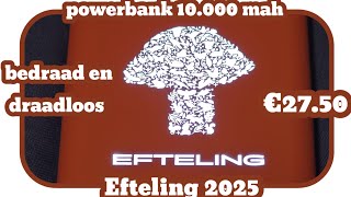 Powerbank 10.000 Mah Bedraad En Draadloos Efteling 2025