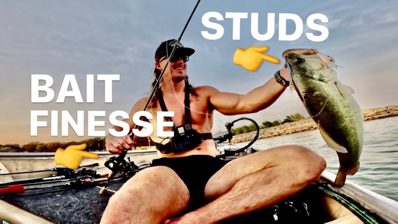 Catching Big Bass in 99 DEG Water! |Texas Bait Finesse Angling|