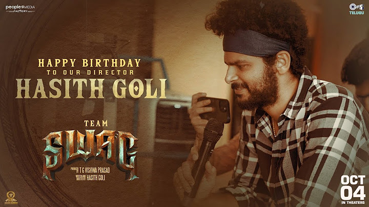 Team SWAG🤘Birthday Wishes To Director Hasith Goli | Sree Vishnu | TG Vishwa Prasad | RituVarma | PMF