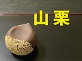 【和菓子職人】「山栗」作り方紹介
