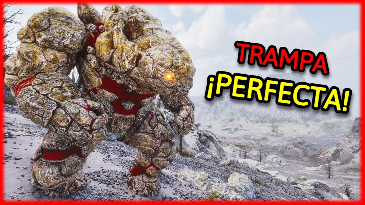 🔥 Cómo Tamear un Golem de Roca FÁCIL en ARK Survival Ascended [Guía ...