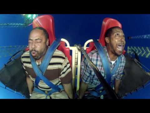 Warning Explicit language: Worlds Ghettoest Sling Shot Ride Ever!