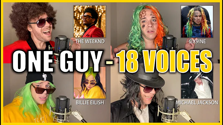 ONE GUY, 18 VOICES! (Post Malone, Britney Spears, ...