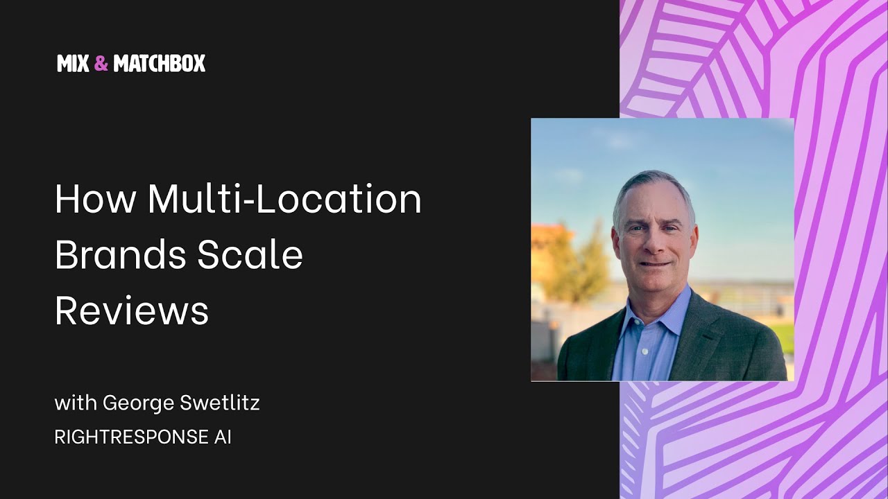 Bank & Credit Union Online Reviews with George Swetlitz of RightResponse AI - Mix & Matchbox Podcast
