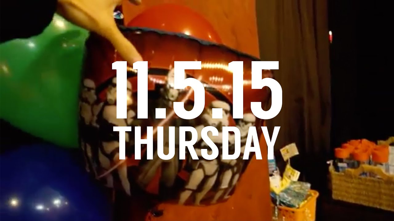 Star Wars Balloons // 11.5.15 Daily Vlog in 4K