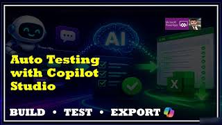 Auto testing with copilot studio | Auto Generate, Run & Export Test Cases