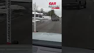Driver in stolen vehicle crashes into pole during police pursuit | Car Chase Channel