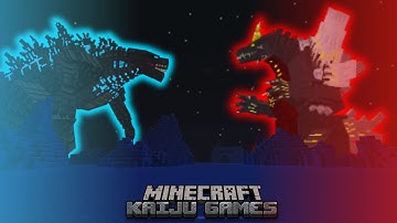 Kaiju Games Boss | GODZILLA vs SPACEGODZILLA | Minecraft Bedrock | Godzilla Mod Addon | Kaijucraft
