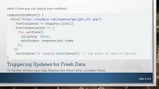 Solving the Issue of React Native Not Fetching the Latest Data from API Calls