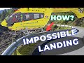 NORWEGIAN AIR AMBULANCE - BALANCING ON GUARD RAIL