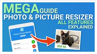 Mega Guide to Photo & Picture Resizer – all features explained! On Android Smartphone. screenshot 2