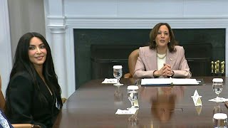 Kim Kardashian et Kamala Harris discutent de la justice pénale à la Maison Blanche | AFP