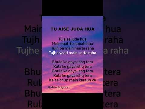 Tu Aise Juda Hua Melodic Lyrics