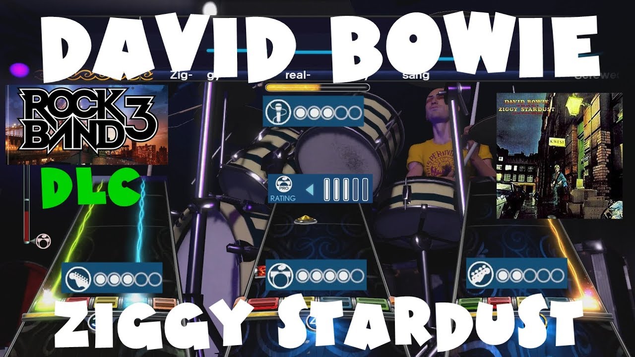 David Bowie - Ziggy Stardust - Rock Band 3 DLC Expert Full Band (January 25th, 2011)