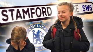 DAD'S SURPRISES KIDS MEETING THE TEAM AT CHELSEA FOOTBALL CLUB! *Emotional Reactions*