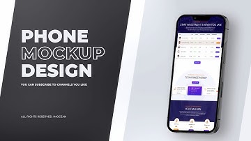 Mobile Phone Screen Mockup Video - After Effects Template