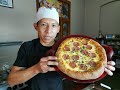 Como elaborar Pizza con masa  integral y de tomate paso a paso Ecuador (con el toque de Luis)