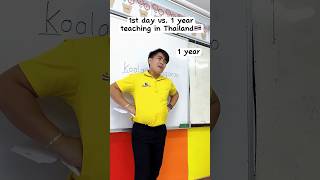 1st day vs. 1 year teaching in Thailand 🇹🇭🤣 #filipinoteacherinthailand  #ofwshorts  #shorts2024