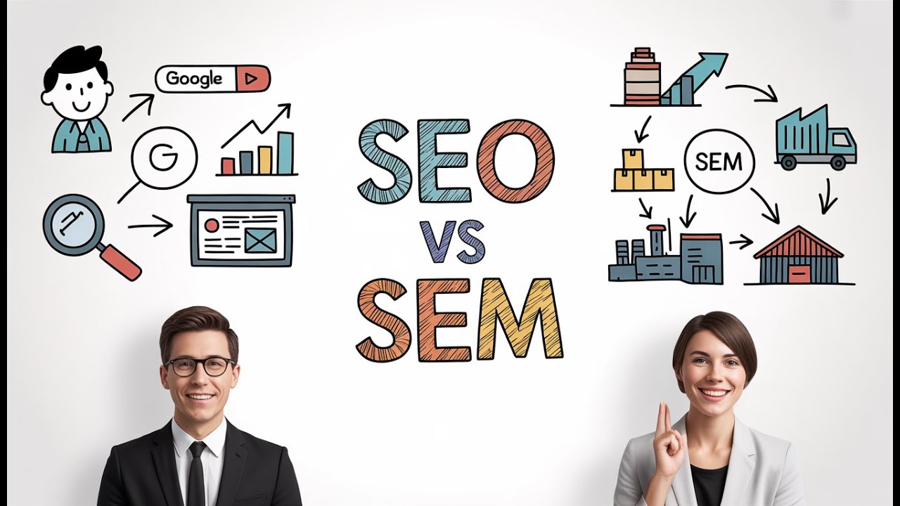 SEO vs SEM—What’s the Real Difference? (Beginners Must Watch)