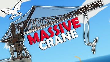 Massive Crane Loading Containers!  -  Stormworks Version 1.0