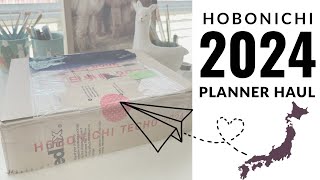 Hobonichi 2024 Planner Haul Unboxing 📔🖊️✨  Must-Have Covers and Tools for a Creative Year