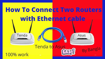 How To Connect Two Routers Using Ethernet Cable |||  Creative Tech Life || Easy tips
