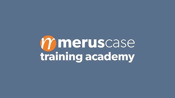 MerusCase Training Academy | Books Overview